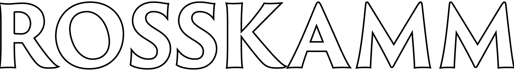 Rosskamm Logo Hollow